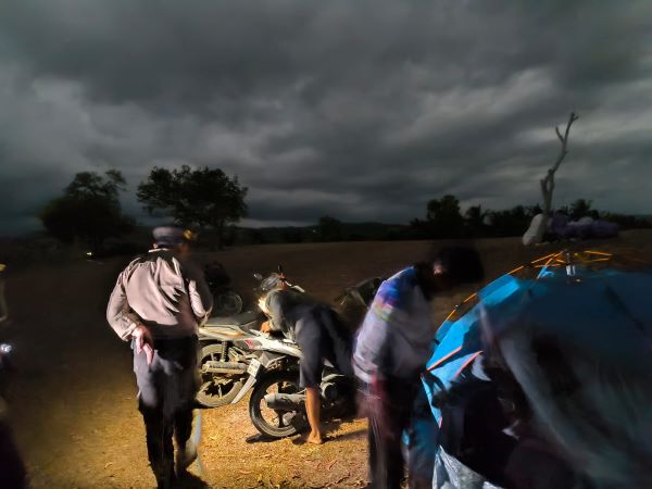 Antisipasi Kejahatan, Polres Majene Rutin Gelar Patroli Malam