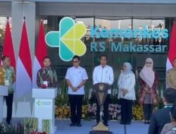 Presiden Jokowi Resmikan RS OJK Makassar