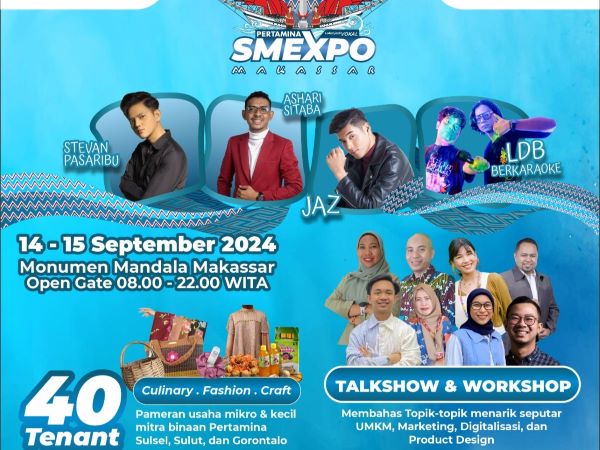 Pertama Kali, SMEXPO Pertamina Digelar di Makassar