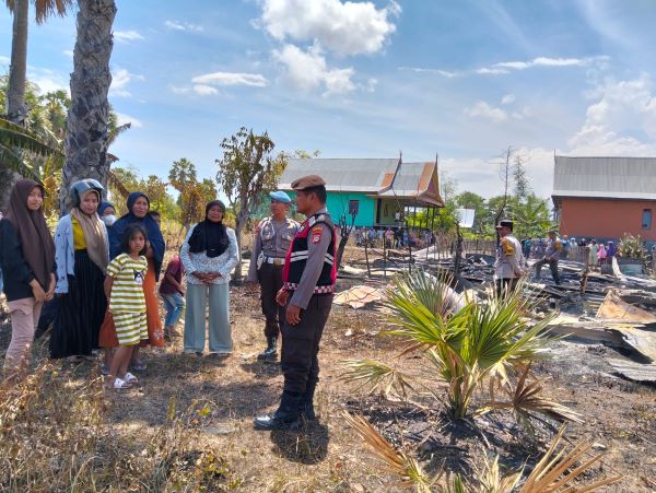 Kebakaran Hanguskan Satu Rumah di Dusun Bontomanai Jeneponto