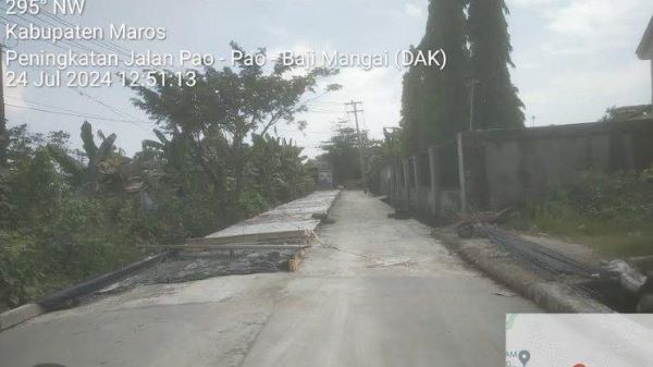 Proyek Perbaikan Jalan Paopao-Baji Mangai Maros Dikebut, Target Selesai November