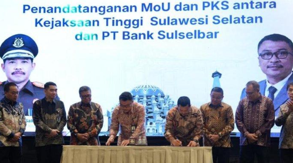 Bank Sulselbar dan Kejati Sulsel Perkuat Kerjasama Hukum untuk Cegah Kejahatan Perbankan