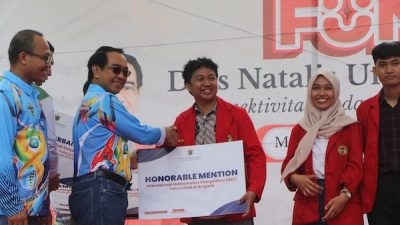 Mahasiswa Berprestasi Dapat Penghargaan di Puncak Perayaan Dies Natalis Unhas