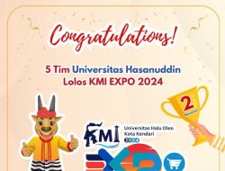 5 Tim Mahasiswa Unhas Lolos KMI Expo 2024