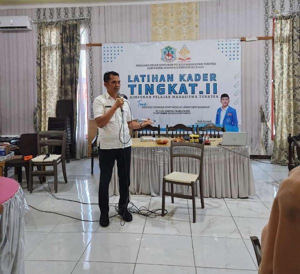 Hadiri Pelatihan Kader II HPMT, Kadis Kominfo dan Statistik Jadi Narasumber