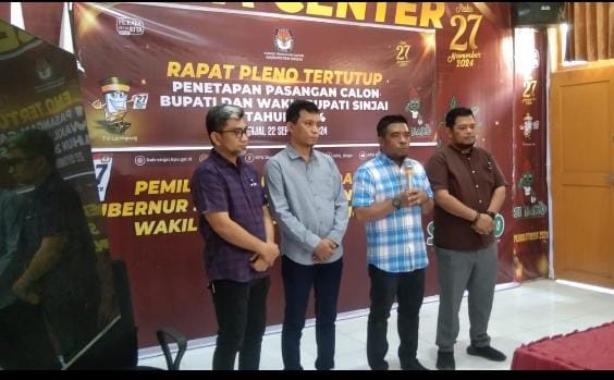 KPU Tetapkan 4 Pasangan Calon Bupati Bertarung di Pilkada Sinjai