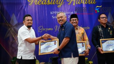 Kemenkumham Sulsel Raih Penghargaan Kinerja Anggaran Terbaik di Treasury Award 2024