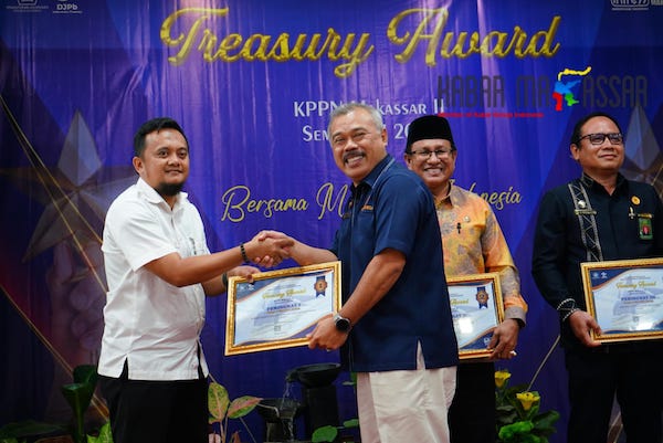 Kemenkumham Sulsel Raih Penghargaan Kinerja Anggaran Terbaik di Treasury Award 2024