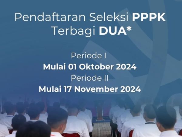 Pendaftaran PPPK 2024 Dibuka 1 Oktober, Tersedia 1.031.554 Formasi