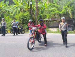 Satlantas Polres Majene Gelar Operasi Lalu Lintas, 14 Pengendara Terjaring