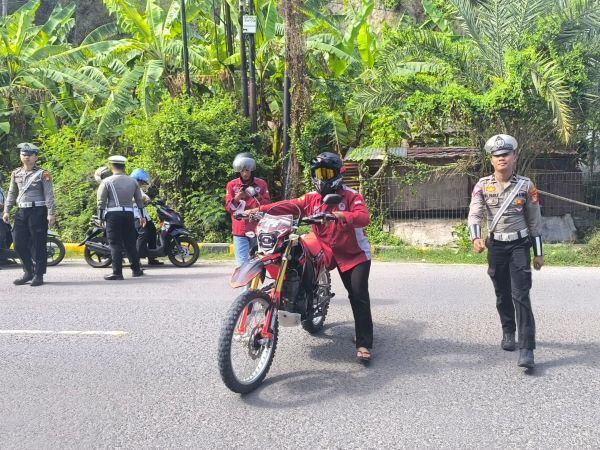 Satlantas Polres Majene Gelar Operasi Lalu Lintas, 14 Pengendara Terjaring