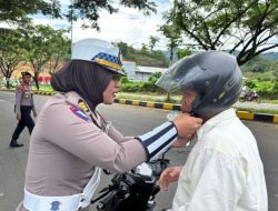 Melalui Operasi Marano, Ditlantas Polda Sulbar Kawal Keselamatan Berkendara