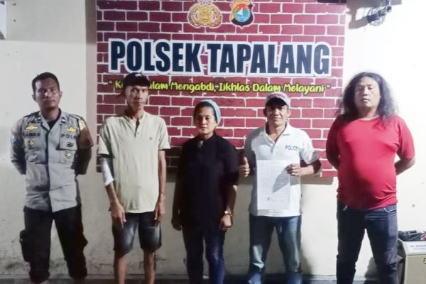 Polsek Tapalang Gelar Restoratif Justice Kasus Penganiayaan Sopir Bus dan Kondektur