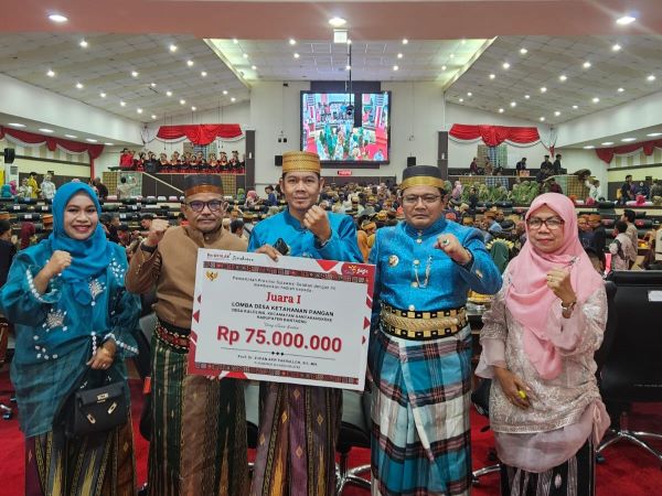 HUT Sulsel ke-355, Pemkab Bantaeng Raih Juara 1 Desa Ketahanan Pangan