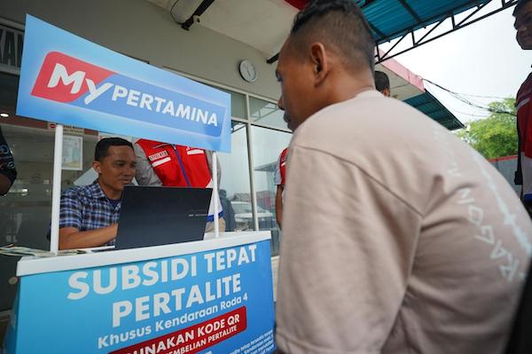 Pertamina Sulawesi Uji Coba Pembelian BBM Pertalite Gunakan QR Code