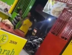 Seorang Pria Ngamuk Minta Warkop di Jalan Hertasning Ditutup