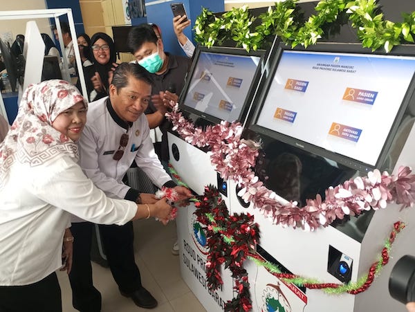 Tingkatkan Layanan, RSUD Sulbar Launching Bridging E Klaim dan Anjungan Pasien Mandiri