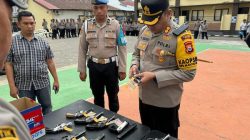 Kapolres Gowa Periksa Senpi Anggota, Pastikan Aparat Memiliki Izin