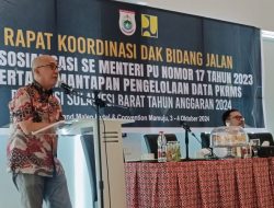 Sinkronisasi Data Pembangunan Infrastruktur Jalan, PUPR Sulbar Minta Bantuan Kementerian