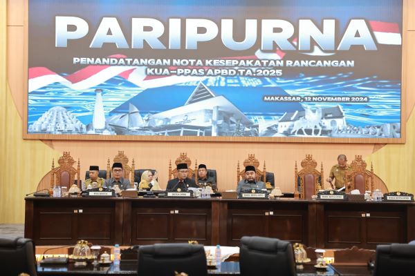 Pemkot Makassar dan DPRD Sepakati KUA-PPAS APBD 2025