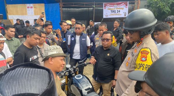 Kericuhan di TPS 24 Mamuju, Polisi Amankan Parang dan Tindak Tegas Pelaku