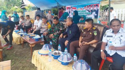 Dukung Gugus Tugas Ketahanan Pangan, Polres Sinjai Gelar Penanaman Bibit Jagung