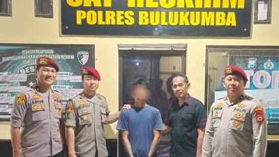 Remaja Bulukumba Ditangkap Usai Diduga Menganiaya 2 Pemuda dengan Badik