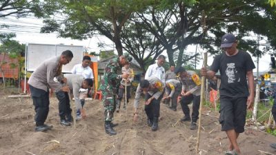 Dukung Ketahanan Pangan Nasional, Polres Bulukumba Siapkan Lahan Untuk Tanam Bibit Jagung