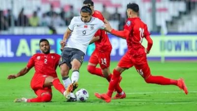 Timnas China Tembus Peringkat 4 Grup C Usai Kalahkan Bahrain 1-0