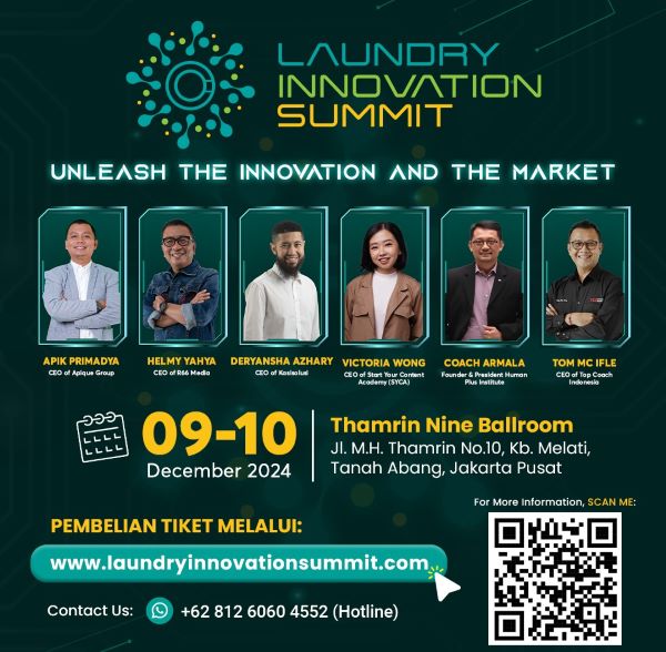 Laundry Innovation Summit 2024: Rahasia Sukses Bisnis dari CEO Ternama