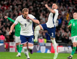 UEFA Nations League, Inggris Menang Telak 5-0 Atas Irlandia