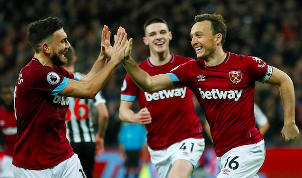 West Ham United Bungkam Newcastle United 2-0