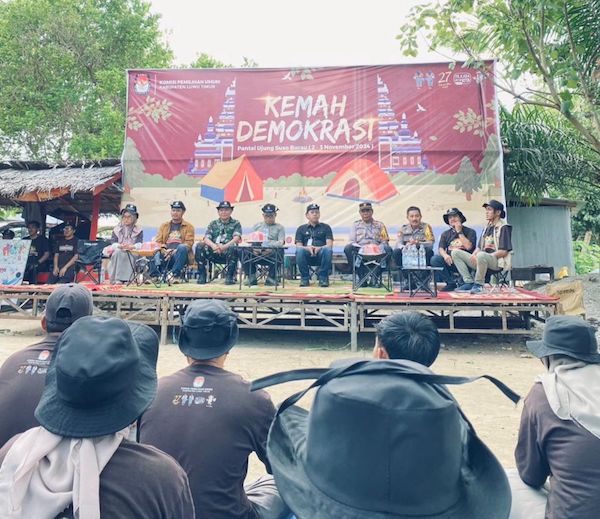 KPU Lutim Gelar Kemah Demokrasi, Dorong Pengetahuan Bagi Pemilih Pemula