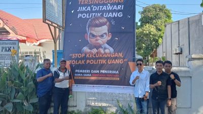 Cegah Politik Uang, Bawaslu Bulukumba Sebar Ratusan Spanduk dan Baliho