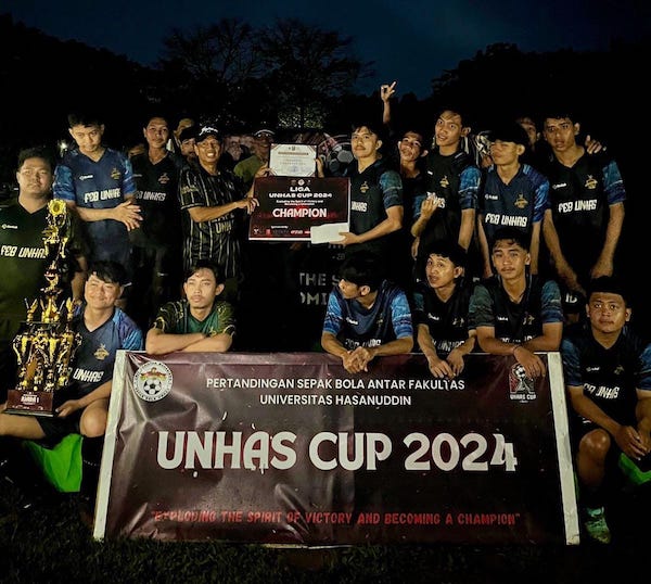 Liga Sepak Bola Unhas Cup 2024, FEB Raih Juara Pertama