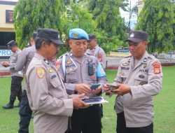 Antisipasi Judi online, Polres Bulukumba Periksa HP Personil