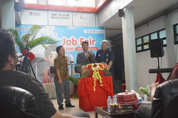 SMK Telkom Makassar Gelar Job Fair, Jembatani Lulusan dan Peluang Kerja Profesional