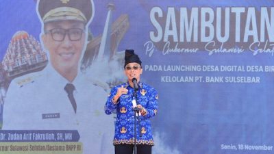 Pj Gubernur Sulsel Sebut Desa Digital Permudah dan Percepat Transaksi Ekonomi di Era Kini