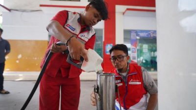 Pertamina Sulawesi Pastikan Pelayanan Prima Melalui Uji Tera Rutin di SPBU Sulselbar