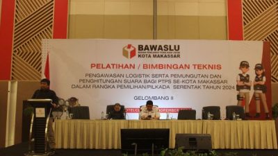 Siap Kawal Pilkada, Bawaslu Makassar Perkuat Integritas Pengawas TPS