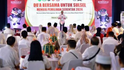 Pj Gubernur Sulsel Inisiasi Doa Bersama Lintas Agama Menyambut Pilkada Serentak 2024