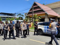 Polres Sinjai Turunkan Ratusan Personel untuk Amankan Debat Kedua Pilkada Sinjai