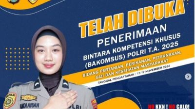 Pendaftaran Bintara Kompetensi Khusus Segera Dibuka, Ini Syaratnya!