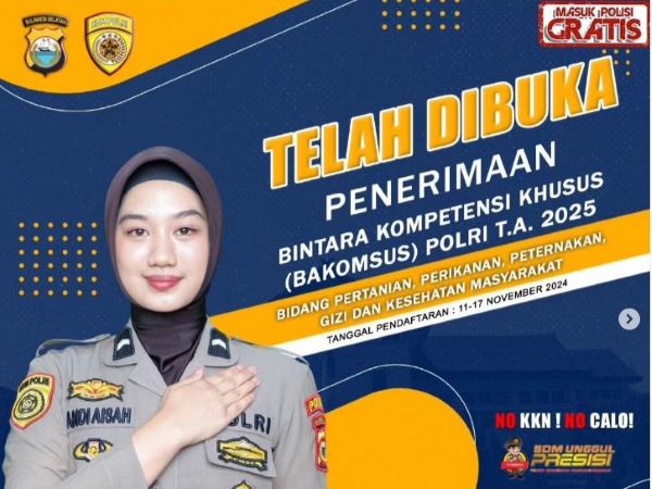 Pendaftaran Bintara Kompetensi Khusus Segera Dibuka, Ini Syaratnya!