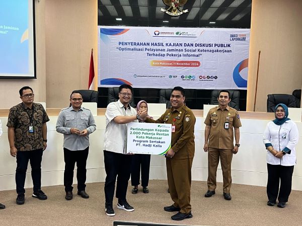 Kalla Toyota Dukung Perlindungan Sosial Bagi 2.000 Pekerja Informal di Sulsel