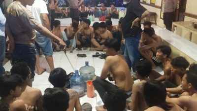 Asik Pesta Miras, Puluhan Pemuda Diamankan Polsek Manggala