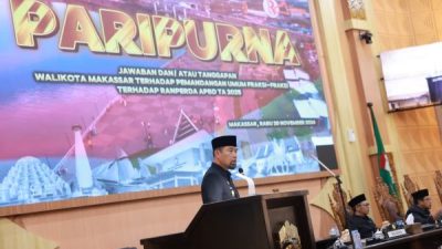 Arwin Azis Tutup Masa Jabatan dengan Paparan RAPBD 2025 di DPRD Makassar