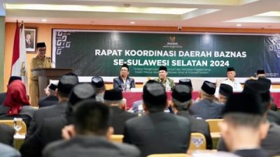 Rakorda Baznas, Sekprov Sulsel Harap Kontribusi Tekan KIS