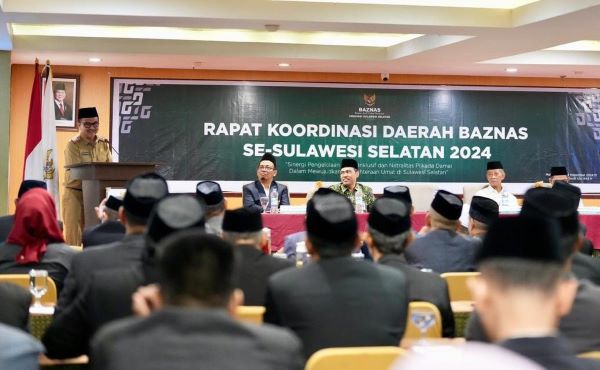 Rakorda Baznas, Sekprov Sulsel Harap Kontribusi Tekan KIS