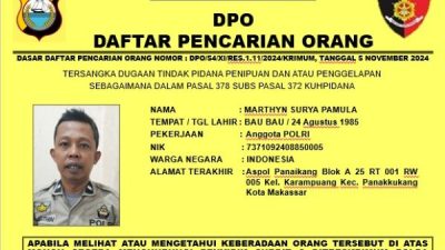 Usai Terlibat Penipuan dan Penggelapan, Oknum Polisi dan Istrinya Jadi DPO